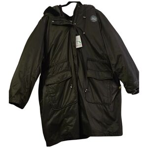 Torrid Plus Sz 30/6X Black 3n1 Parka w/Interior Puffer Jacket NWT Faux Fur Hood